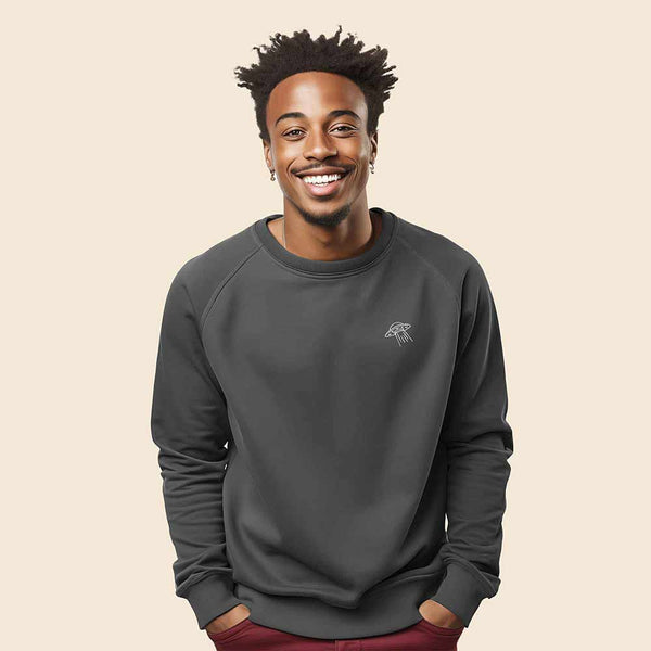 Dalix Dalix UFO Midweight Fleece Crewneck Sweatshirt