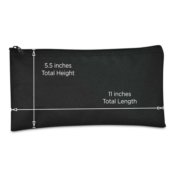 Dalix DALIX Zipper Bank Deposit Money Bags Cash Coin Pouch 6 Pack