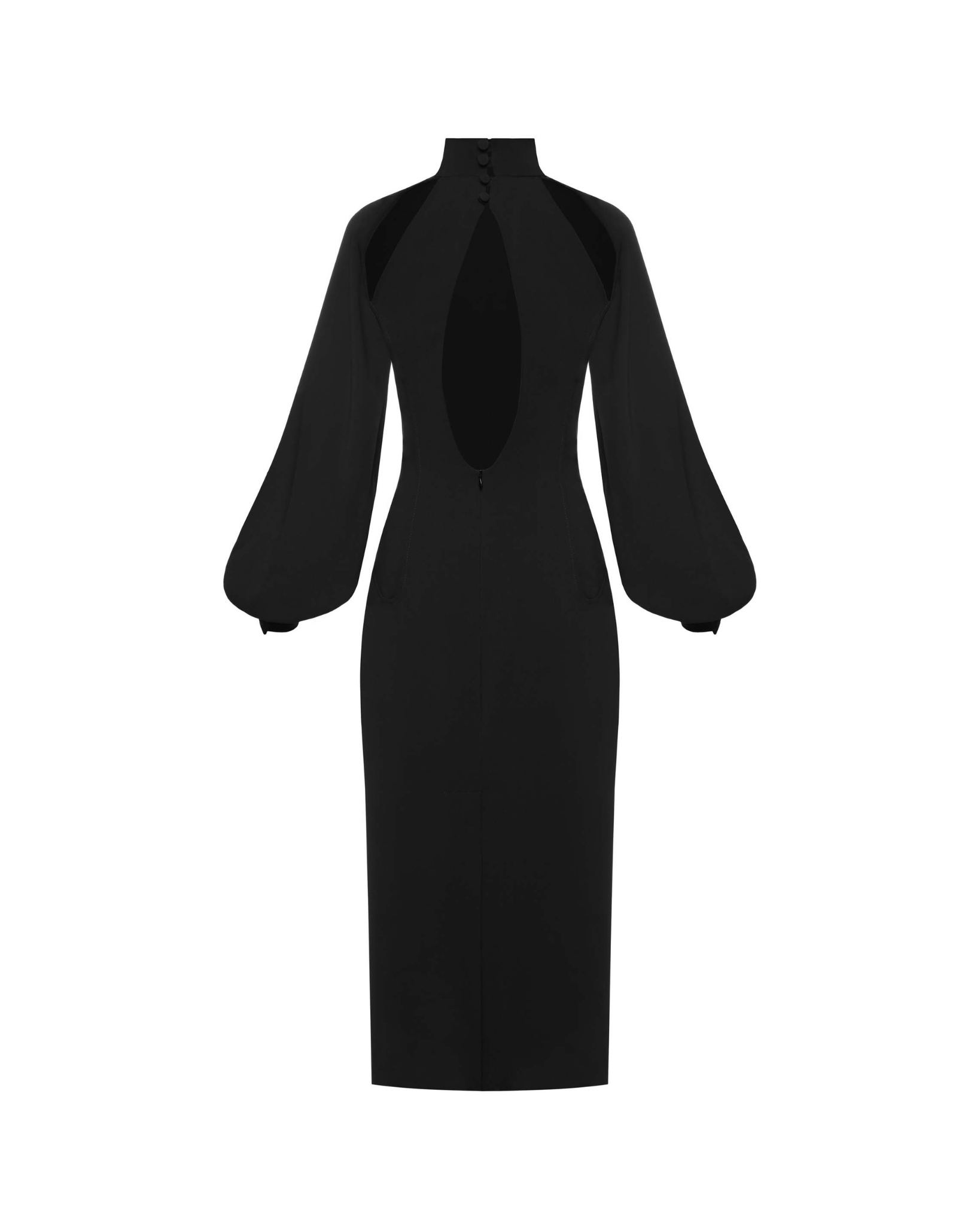 Dalood Black Midi Dress