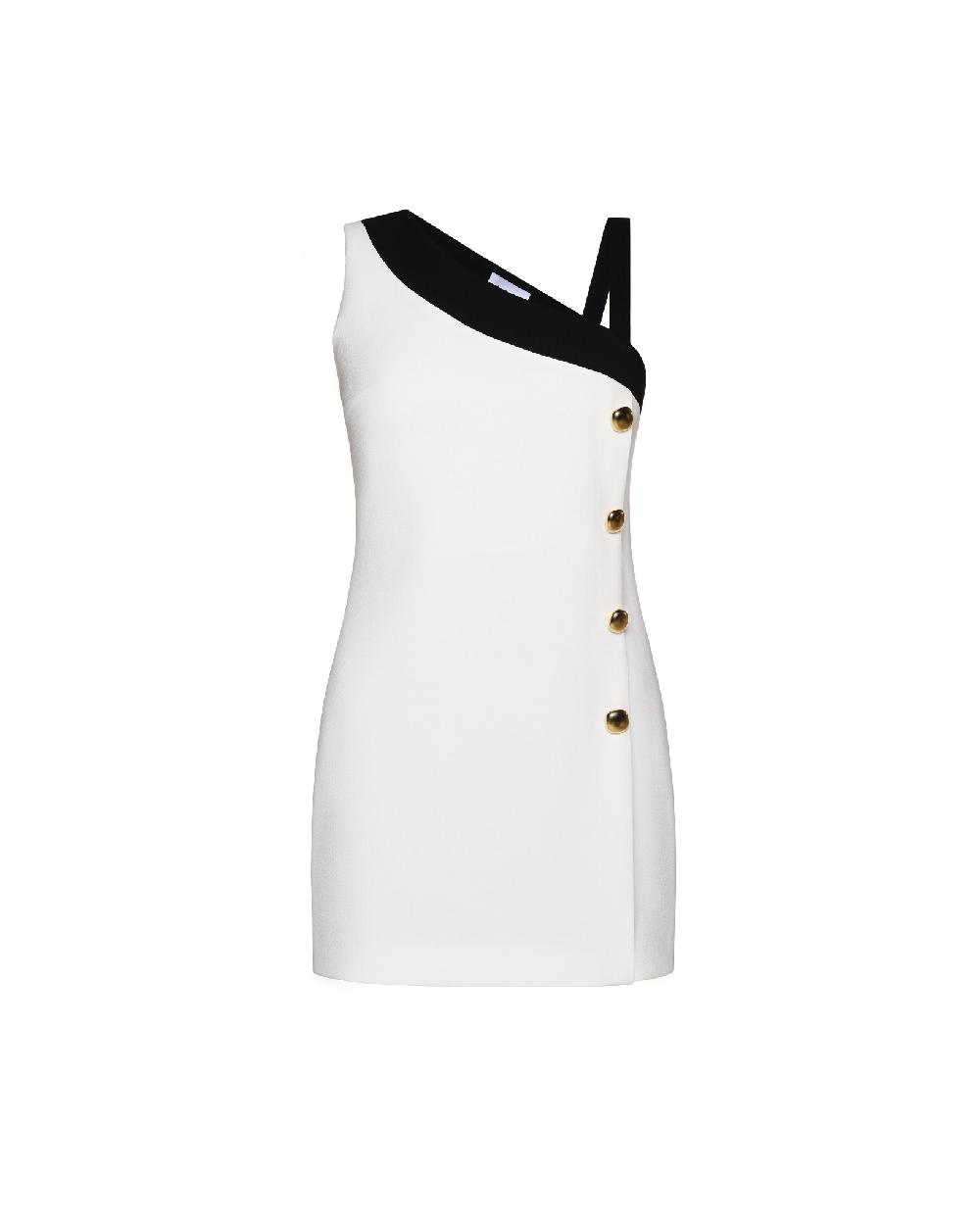 dalood Black & White Mini Dress