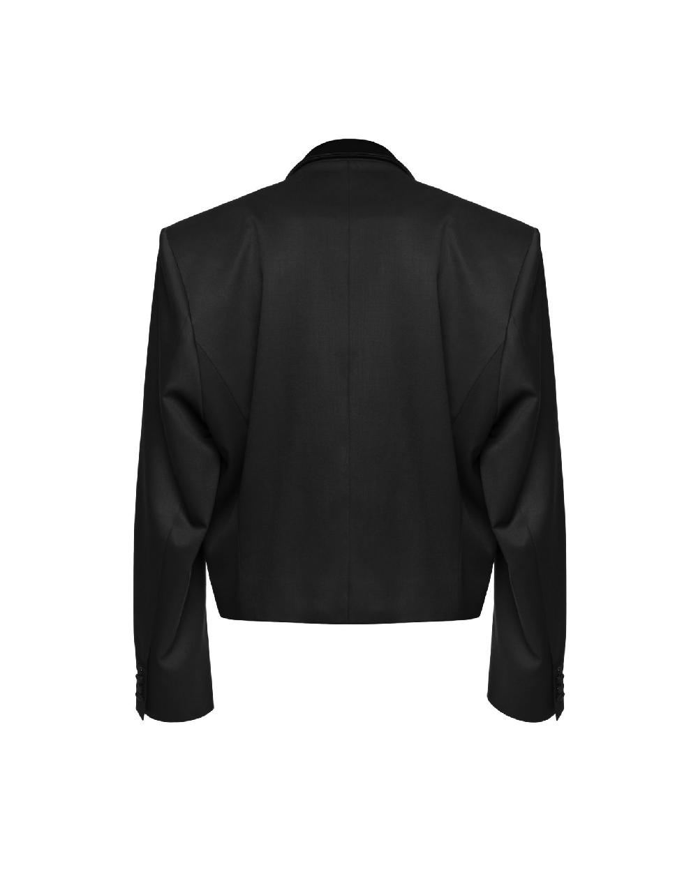 Dalood Black Wool Blazer