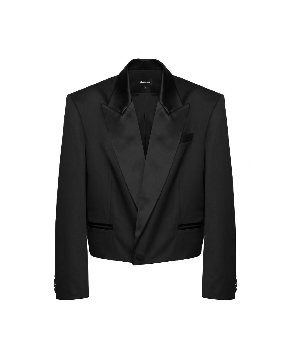 dalood Black Wool Blazer
