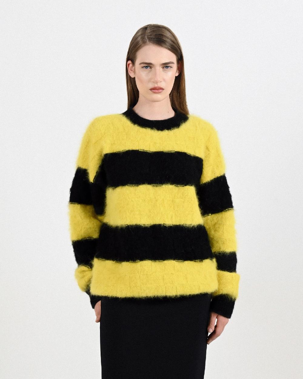 Dalood Black & Yellow Sweater
