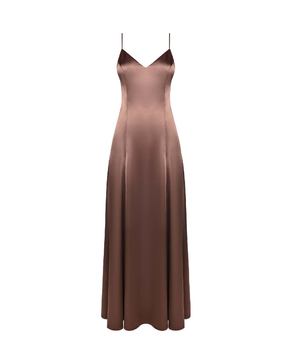 dalood Brown Slip Dress