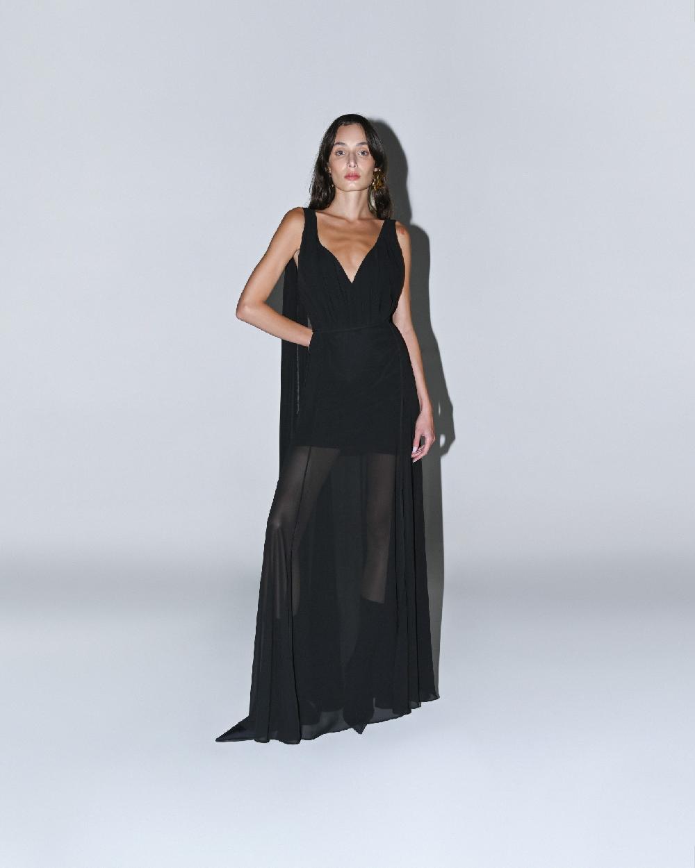 Dalood Chiffon Maxi Dress