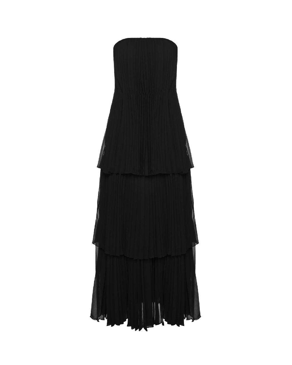 dalood Chiffon Pleated Dress
