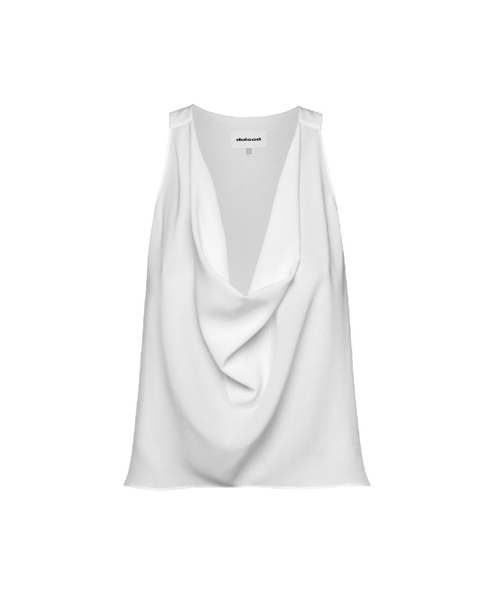 dalood Chiffon White Top