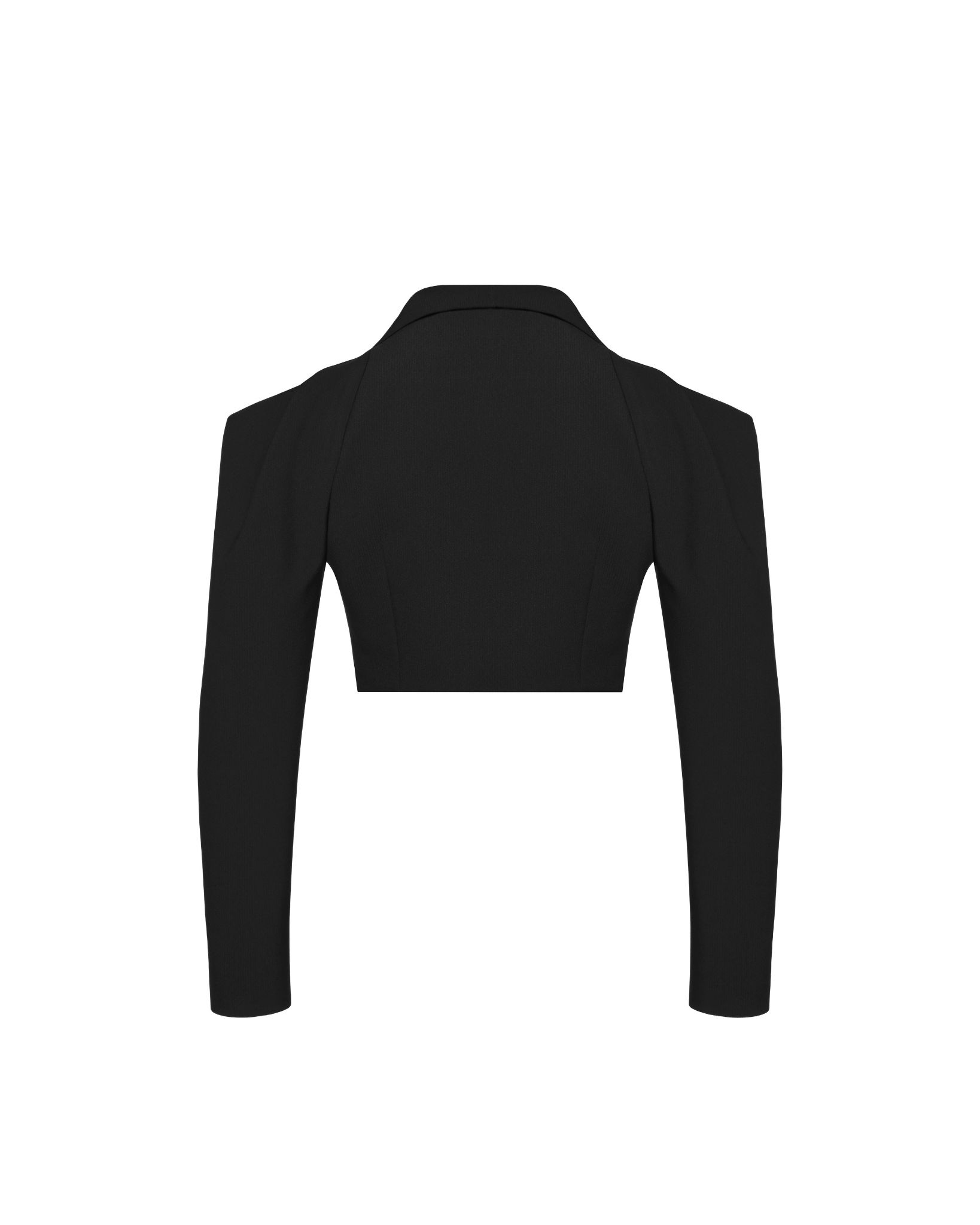 Dalood Cropped Blazer W/Golden Buttons