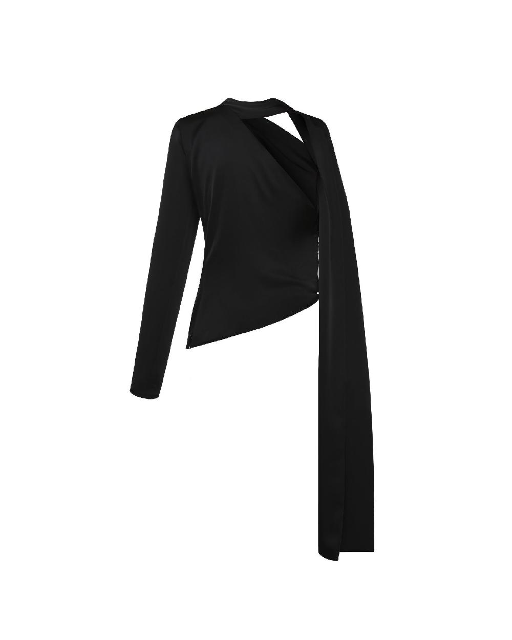 Dalood Diane Top In Black