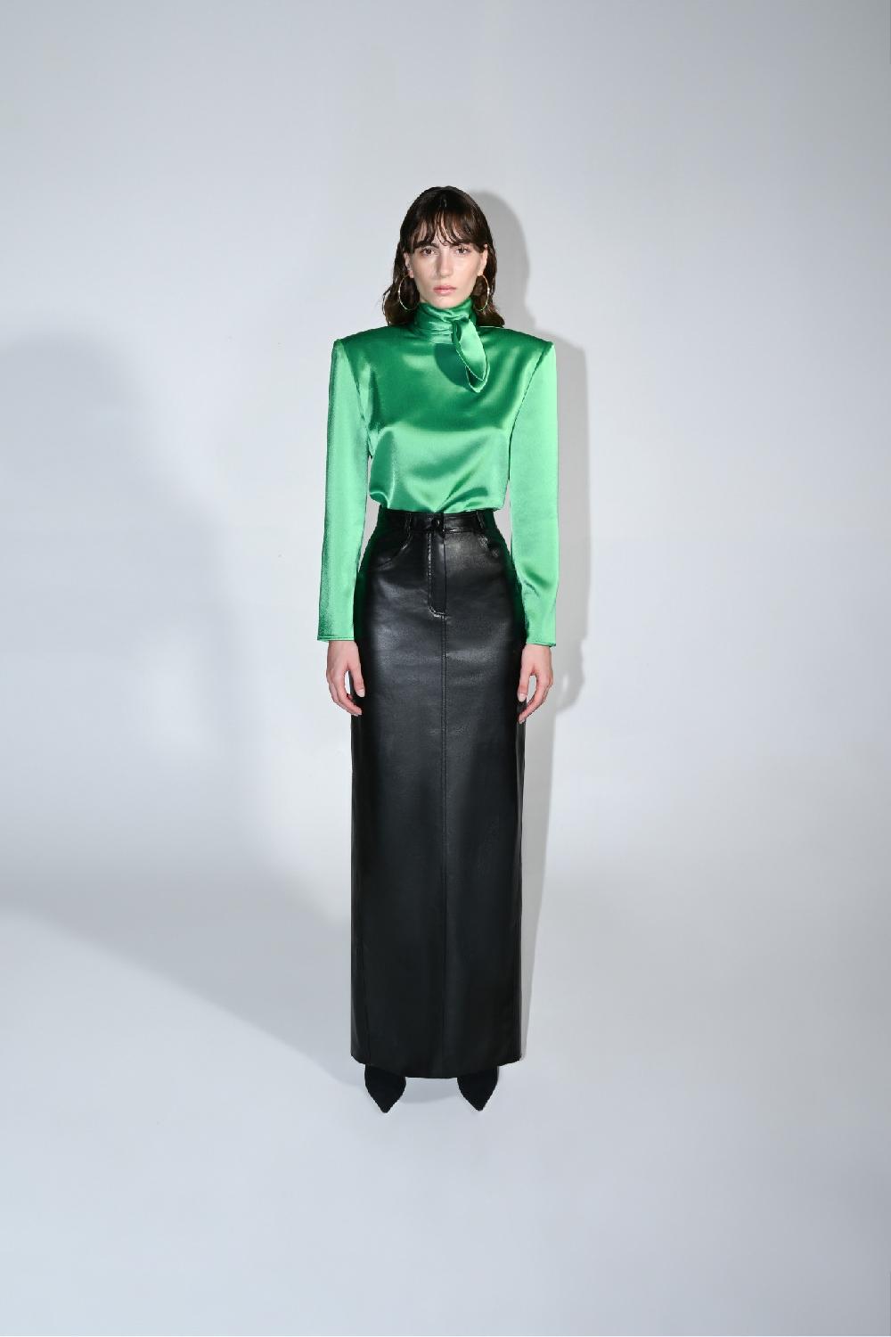 Dalood Green Tie Top
