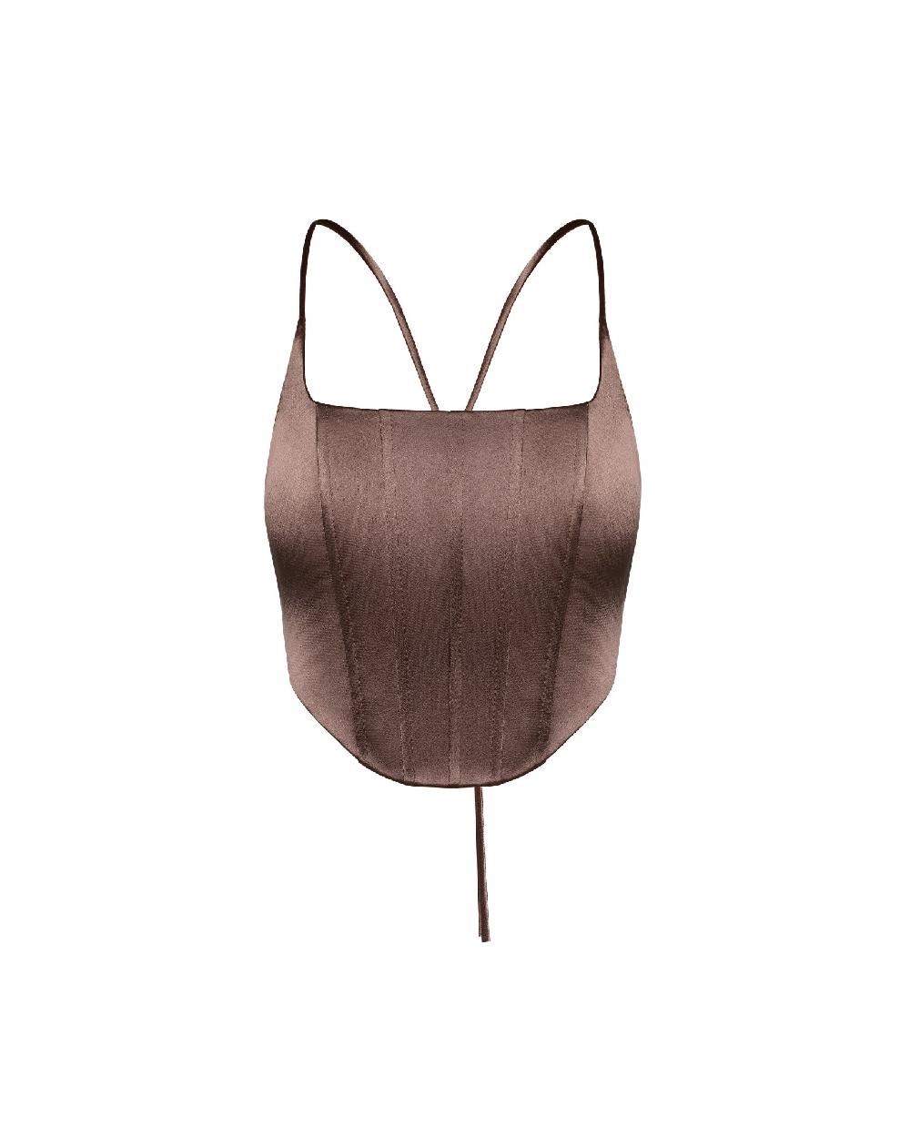 dalood Iris Corset in Brown