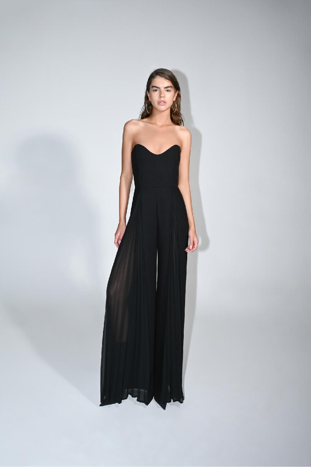 Dalood Jumpsuit With Front Pleated Detail