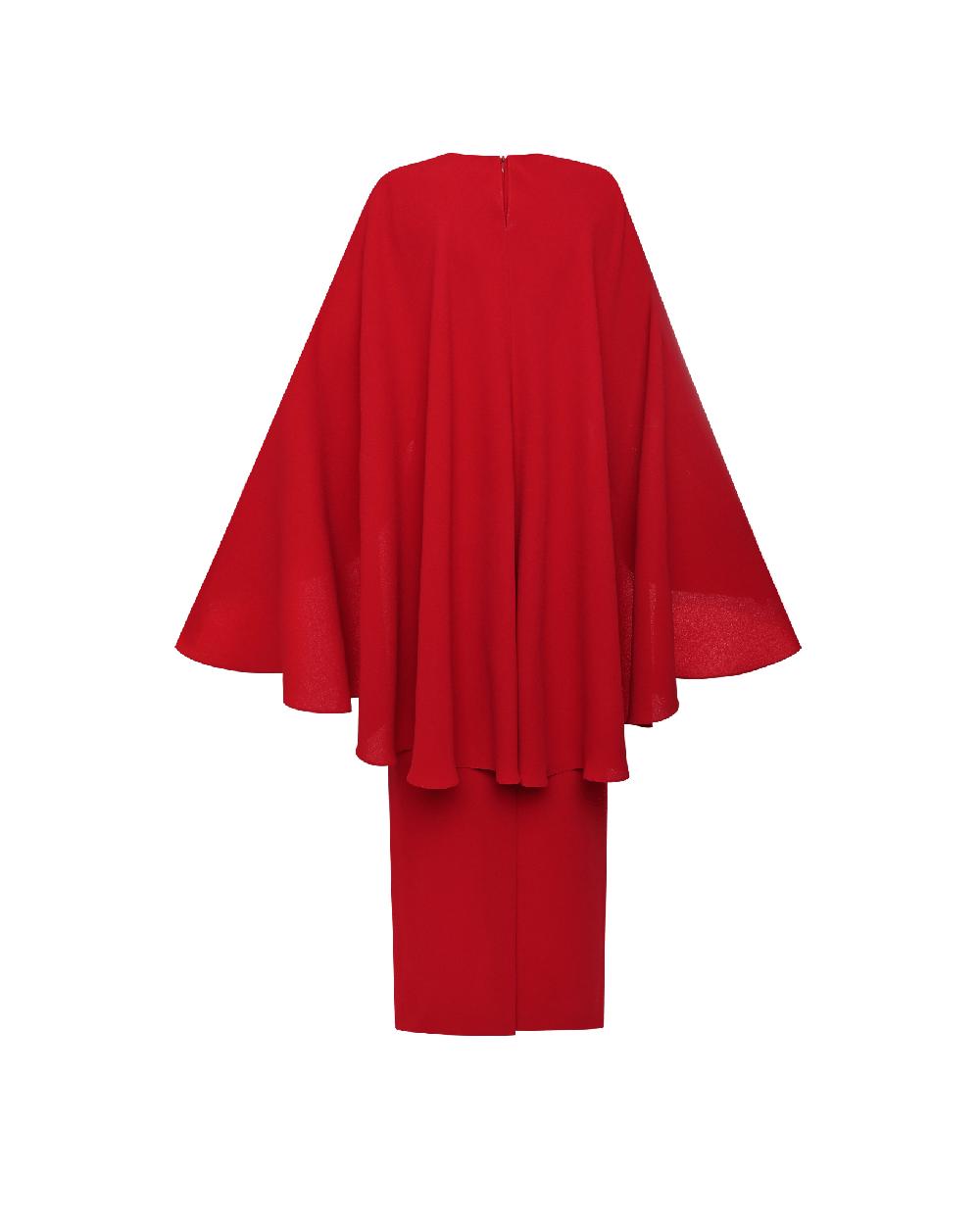 Dalood Midi Cape Dress