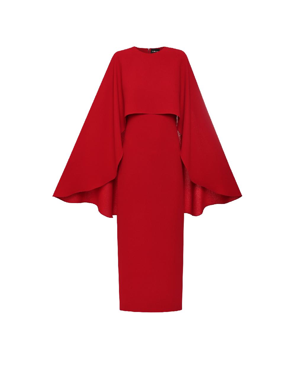 dalood Midi Cape Dress