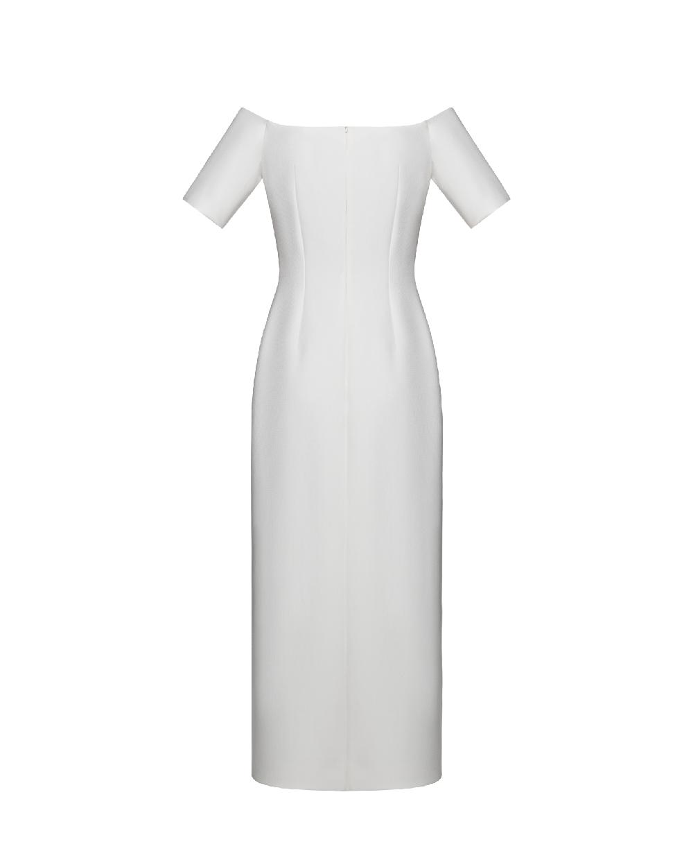 Dalood Off Shoulder White Dress