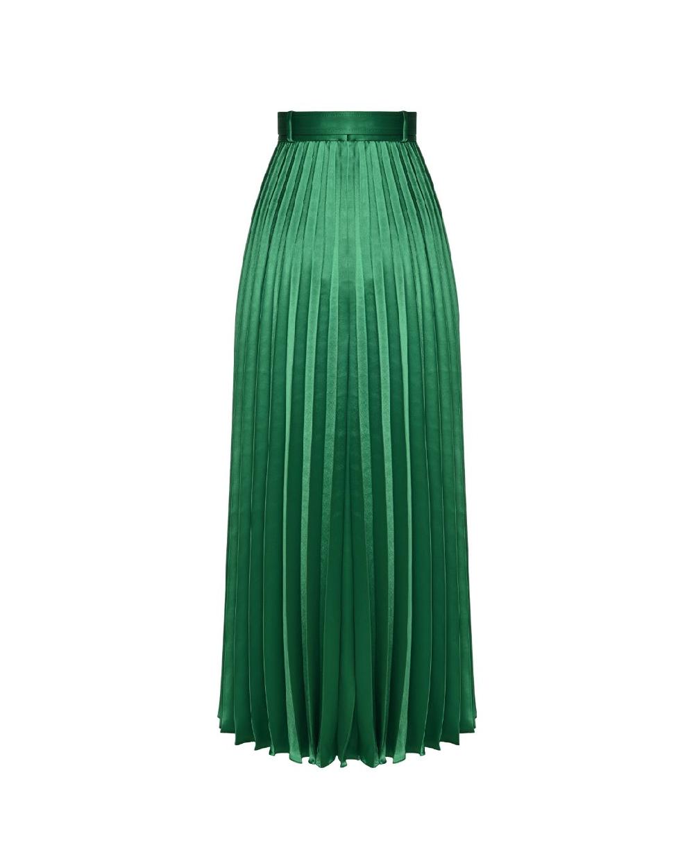 Dalood Pleated Skirt In Green