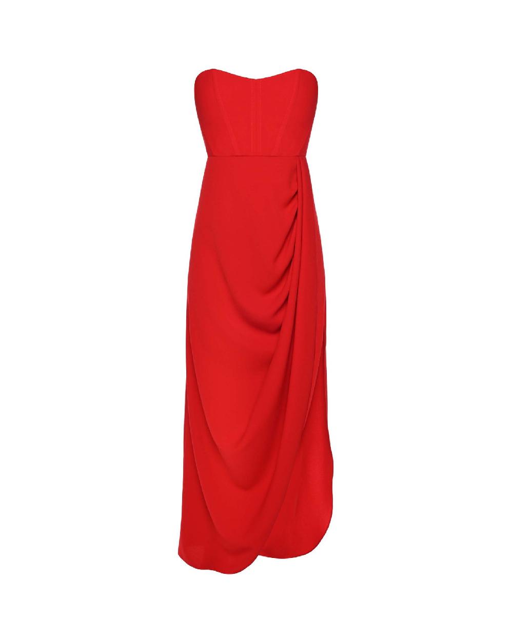 dalood Red Corset Dress