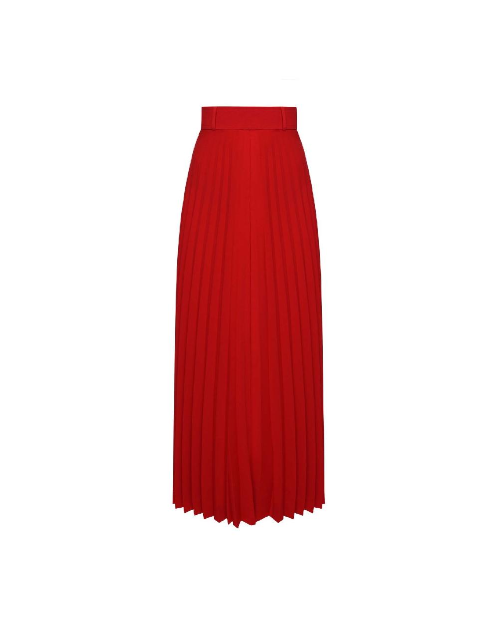 Dalood Red Maxi Skirt