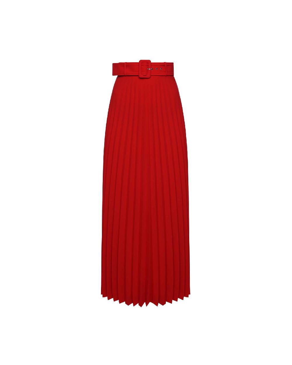dalood Red Maxi Skirt