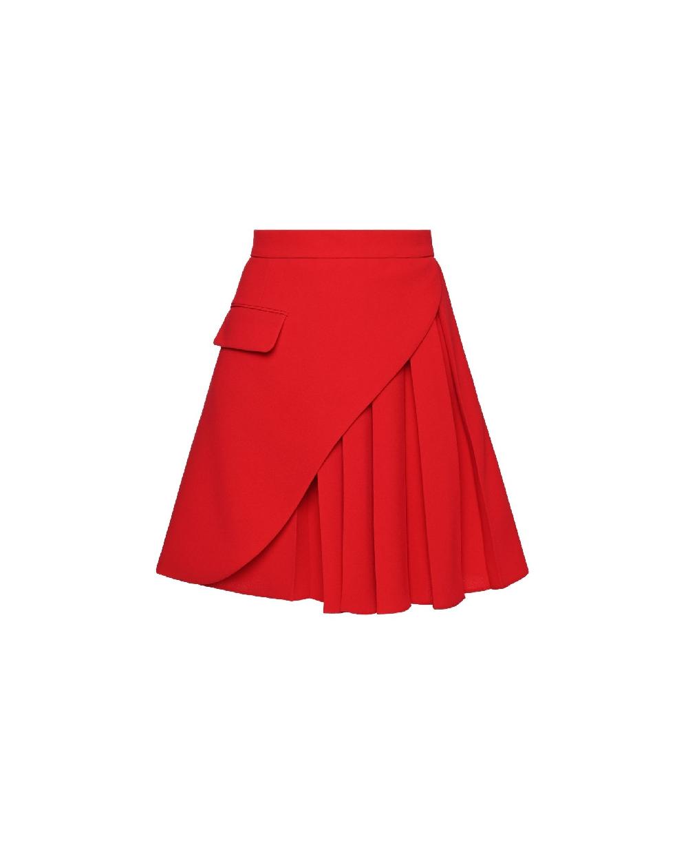 dalood Red Mini Skirt