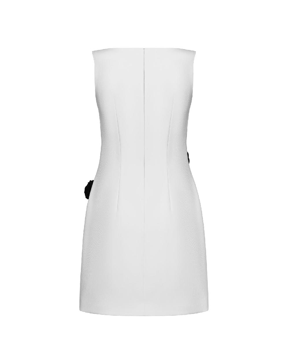 Dalood Rose Dress In White