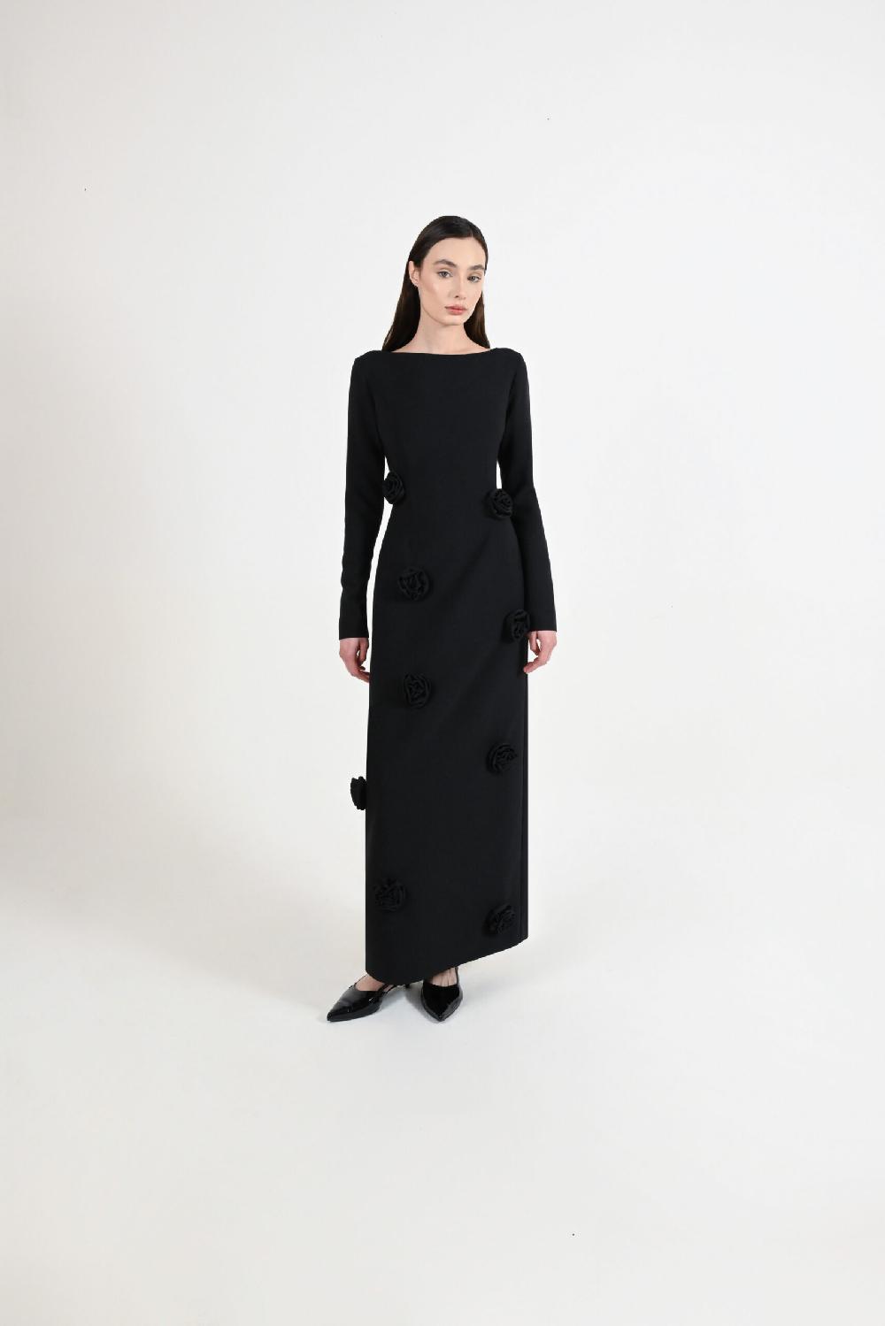 Dalood Rose Dress W/Sleeves