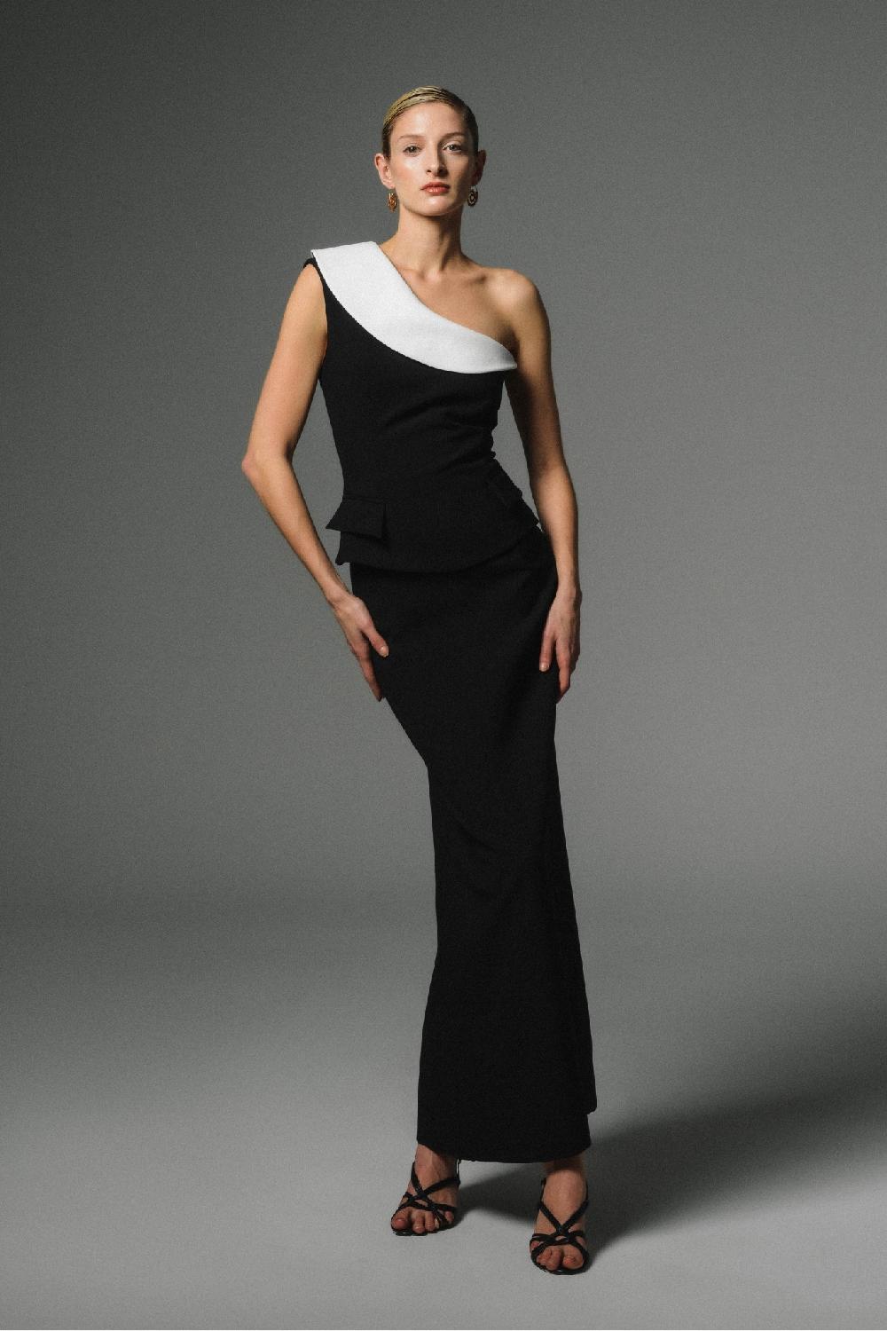 Dalood Sleeveless Two Toned Top