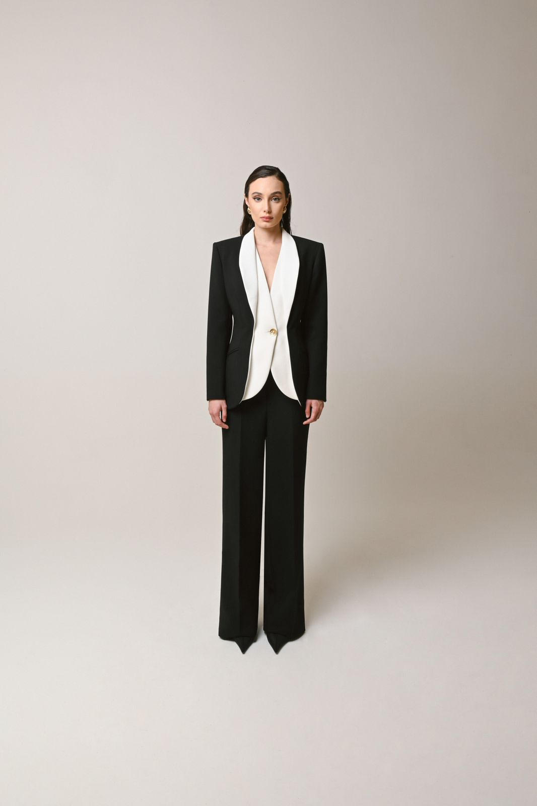 Dalood Straight Pants In Black