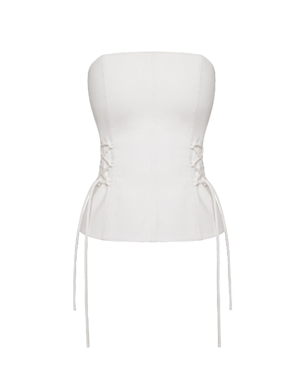 dalood White Corset