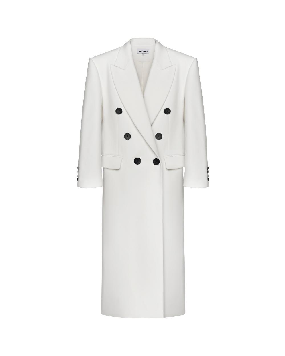 dalood White wool coat