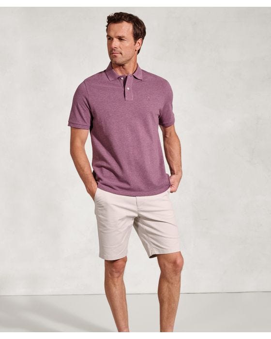 damart Brook Taverner - Firth Pique Polo Short Sleeve