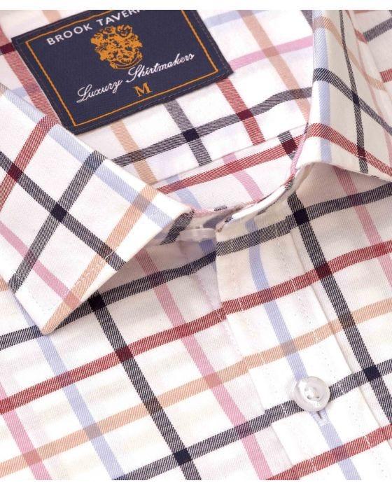 Damart Brook Taverner - Tattersall Check Long Sleeve Shirt