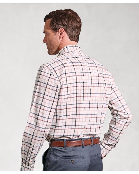 Damart Brook Taverner - Tattersall Check Long Sleeve Shirt