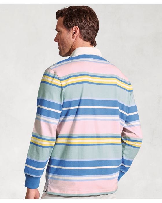 Damart Brook Taverner - Wilkinson LS Irregular Stripe Rugby Shirt