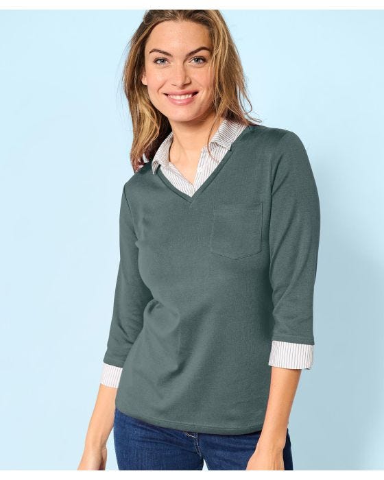 Damart 2-in1 Cotton Top