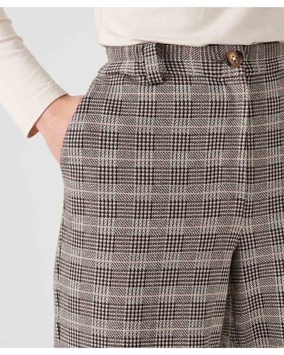 Damart 7/8 Knitted Check Trousers