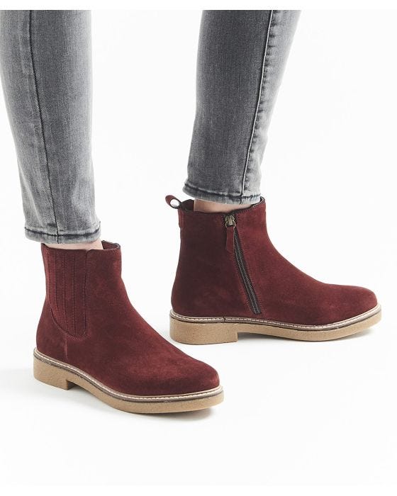 Damart Amortyl Suede Ankle Boots