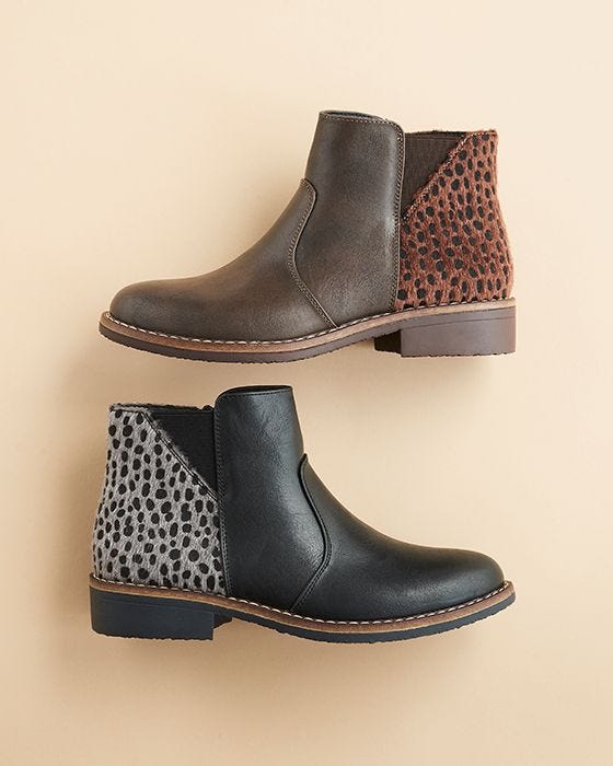 damart Animal Print Boots