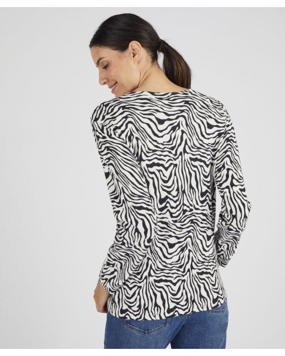Damart Animal Print Jumper