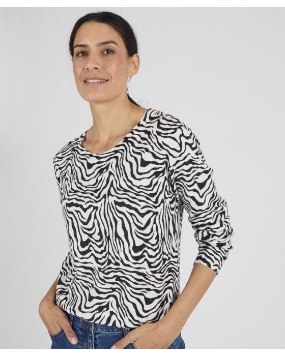 Damart Animal Print Jumper