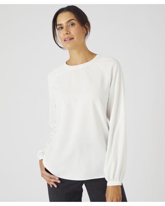 Damart Balloon Sleeve Blouse