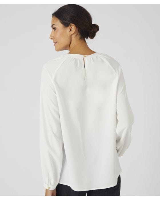 Damart Balloon Sleeve Blouse