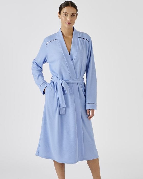 Damart Belted Jersey Dressing Gown