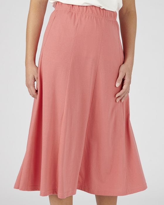 Damart Blue Jersey Skirt