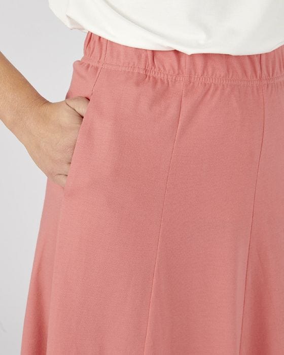 Damart Blue Jersey Skirt