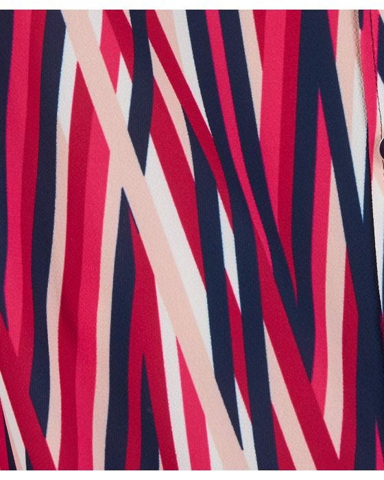 Damart Bold Print Long Sleeved Blouse