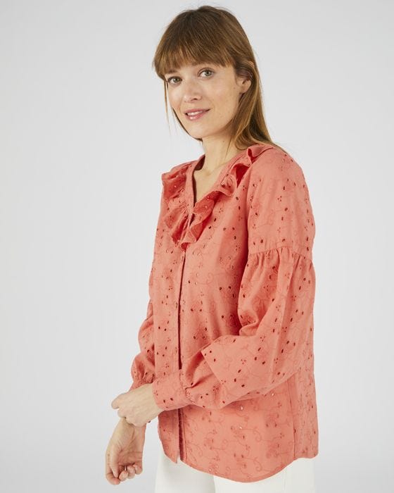 Damart Broderie Anglais Blouse