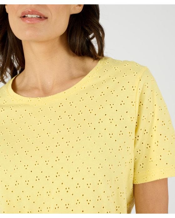 Damart Broderie Anglais Style T-shirt