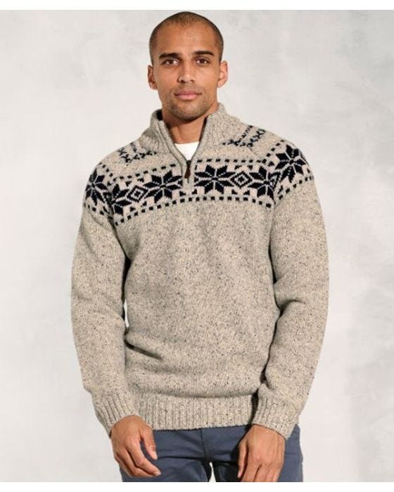 Damart Brook Taverner Fairisle Crew Neck Jumper