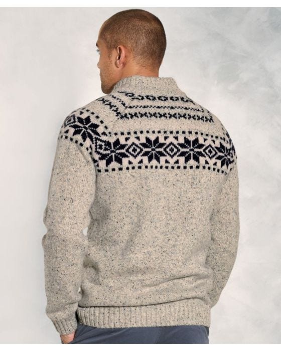 Damart Brook Taverner Fairisle Crew Neck Jumper